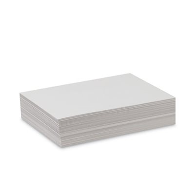 White Drawing Paper, 78 lbs., 12 x 18, Pure White, 500 Sheets / Ream